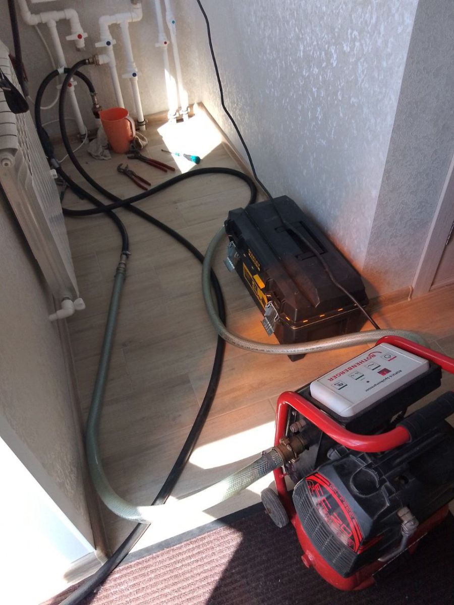 Промывка системы отопления